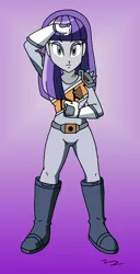 Size: 1146x2246 | Tagged: safe, artist:jbwarner86, derpibooru import, maud pie, equestria girls, commission, crossover, dino charge, female, graphite ranger, kyoryu gray, kyoryuger, power rangers, power rangers dino charge, purple background, saban, simple background, super sentai, zyuden sentai kyoryuger