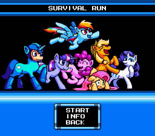 Size: 512x448 | Tagged: applejack, artist:khaomortadios, crossover, derpibooru import, fluttershy, game, mane six, megaman, megapony, pinkie pie, pixel art, rainbow dash, rarity, safe, twilight sparkle