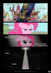 Size: 1295x1868 | Tagged: safe, artist:underwoodart, derpibooru import, gummy, pinkie pie, twilight sparkle, pony, ask pink-pony, comic, pinkamena diane pie, sugarcube corner