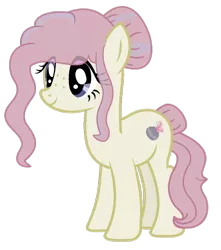 Size: 800x904 | Tagged: safe, artist:crystalponyart7669, derpibooru import, oc, earth pony, pony, female, magical lesbian spawn, mare, offspring, parent:fluttershy, parent:marble pie, parents:marbleshy, simple background, solo, transparent background