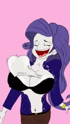 Size: 540x960 | Tagged: suggestive, derpibooru import, rarity, equestria girls, bra, breasts, busty rarity, cleavage, clothes, erect nipples, fetish, heart, heart fetish, heartbeat, love, nipple outline, underwear