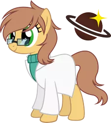 Size: 2578x2851 | Tagged: safe, artist:duskthebatpack, derpibooru import, oc, oc:amity, unofficial characters only, earth pony, pony, clothes, female, glasses, mare, shirt, simple background, smiling, solo, standing, transparent background, undershirt, vector