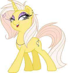 Size: 600x632 | Tagged: artist:shiiazu, base used, derpibooru import, drag queen, jewelry, looking at you, makeup, male, oc, oc:sunset skies, safe, simple background, solo, stallion, transparent background, trap, unofficial characters only