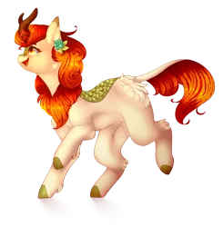 Size: 2106x2148 | Tagged: artist:twinkepaint, autumn blaze, butterfly, cute, derpibooru import, female, kirin, open mouth, safe, simple background, smiling, solo, sounds of silence, transparent background