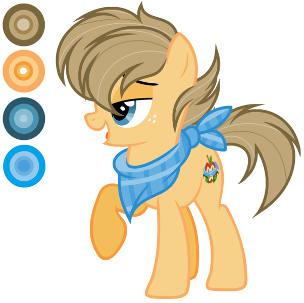 Size: 1814x1808 | Tagged: safe, artist:diamond-chiva, derpibooru import, oc, oc:jonathan, pony, male, offspring, parent:applejack, parent:caramel, parents:carajack, reference sheet, simple background, solo, stallion, transparent background