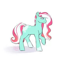 Size: 1000x800 | Tagged: safe, artist:mah521, derpibooru import, oc, oc:sweet mint, earth pony, pony, female, mare, simple background, solo, white background