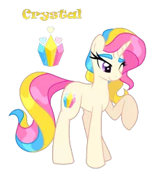Size: 1010x1078 | Tagged: safe, artist:andy-hazards, derpibooru import, oc, oc:crystal, unofficial characters only, pony, unicorn, base used, female, mare, offspring, parent:princess cadance, parent:shining armor, parents:shiningcadance, raised hoof, simple background, solo, transparent background