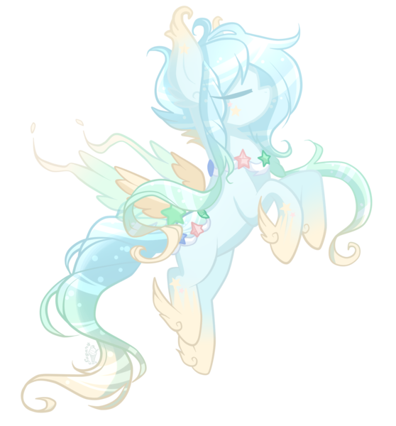 Size: 1264x1358 | Tagged: artist:sugaryicecreammlp, derpibooru import, female, oc, original species, pond pony, safe, simple background, solo, transparent background