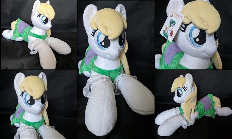 Size: 2000x1200 | Tagged: safe, artist:burgunzik, derpibooru import, oc, oc:aryanne, earth pony, pony, aryan, aryan pony, blonde, clothes, dress, female, irl, mare, nazi, nazipone, photo, plushie, prone, solo