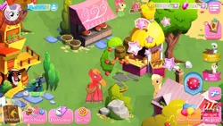 Size: 1280x720 | Tagged: apple bloom, applejack, big macintosh, bugged, derpibooru import, error, gameloft, game screencap, glitch, greta, lord tirek, my little pony, safe, sweetie belle, turkish