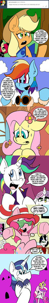 Size: 576x3548 | Tagged: alternate hairstyle, appajack, apple bloom, apple gloom, applejack, artist:pembroke, berry punch, berryshine, cadance is not amused, cigarette, comic, derpibooru import, female, fluttershy, here comes berry punch, implied death, lesbian, mane six, meanie belle, oc, oc:ink blot, pinkie patreon, pinkie pie, pitfall rarity, princess bitchdance, princess cadance, princess celestia, punk, rainbow dash, rainbow douche, raripunk, rarity, rest in peace, shining armor, shining armor is a goddamn moron, shipping, suggestive, sweetie belle, thighlight sparkle, thiklestia, this will end in divorce, thunder thighs, twilestia, twilight sparkle, unamused