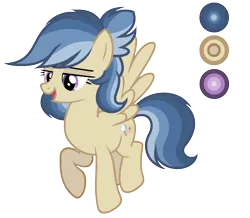 Size: 2108x1836 | Tagged: safe, artist:diamond-chiva, derpibooru import, oc, oc:gertrude, pegasus, pony, female, mare, offspring, parent:quibble pants, parent:rainbow dash, parents:quibbledash, reference sheet, simple background, solo, transparent background