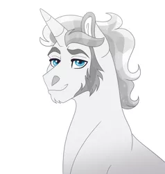 Size: 1024x1076 | Tagged: safe, artist:cascayd, derpibooru import, oc, oc:prince topaz, crystal pony, pony, unicorn, male, sideburns