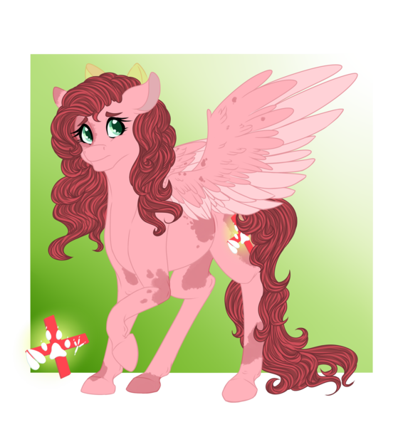 Size: 1906x2019 | Tagged: artist:absolutecactus, derpibooru import, magical lesbian spawn, nextgen:entroverse, oc, oc:hush puppy, offspring, parent:fluttershy, parent:pinkie pie, parents:flutterpie, redesign, reference sheet, safe, simple background, solo, transparent background, unofficial characters only