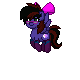 Size: 80x80 | Tagged: safe, artist:lucill-dreamcatcher, derpibooru import, oc, oc:skitzy, unofficial characters only, pegasus, pony, pony town, animated, bow, female, flying, gif, glasses, mare, pixel art, ribbon, simple background, solo, transparent background