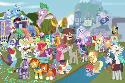 Size: 1280x853 | Tagged: safe, artist:dm29, derpibooru import, apple bloom, apple rose, applejack, auntie applesauce, big macintosh, chancellor neighsay, cozy glow, crackle cosette, derpy hooves, discord, firelight, flam, flim, fluttershy, gallus, goldie delicious, granny smith, jack hammer, maud pie, mudbriar, ocellus, pinkie pie, princess celestia, queen chrysalis, rainbow dash, rarity, sandbar, scootaloo, silverstream, smolder, spike, starlight glimmer, stellar flare, sugar belle, sunburst, sweetie belle, terramar, trixie, twilight sparkle, twilight sparkle (alicorn), yona, alicorn, changedling, changeling, classical hippogriff, draconequus, dragon, earth pony, gryphon, hippogriff, pegasus, pony, seapony (g4), unicorn, yak, a matter of principals, fake it 'til you make it, friendship university, grannies gone wild, horse play, marks for effort, molt down, non-compete clause, road to friendship, school daze, surf and/or turf, the break up breakdown, the end in friend, the hearth's warming club, the maud couple, the mean 6, the parent map, yakity-sax, :i, alternate hairstyle, apple shed, azurantium, backwards ballcap, baseball cap, bipedal, bow, camera, cap, cardboard maud, chair, chocolate, classroom, clothes, cloven hooves, construction pony, cosplay, costume, cowboy hat, cutie mark, cutie mark crusaders, director spike, director's chair, disguise, disguised changeling, dragoness, edgelight glimmer, eea rulebook, empathy cocoa, eyepatch, eyepatch (disguise), eyes on the prize, female, filly, fishing rod, flim flam brothers, fluttergoth, flying, food, geode, glimmer goth, gold horseshoe gals, hair bow, hat, helmet, hipstershy, hot chocolate, i mean i see, it's not a phase, it's not a phase mom it's who i am, jewelry, kickline, leaking, levitation, magic, male, mare, maudbriar, monkey swings, necklace, pipe, plainity, rocket, school of friendship, seaponified, seapony scootaloo, severeshy, shipping, showgirl, shylestia, species swap, stallion, steve buscemi, sticks, straight, student six, swimming, telekinesis, the cmc's cutie marks, the meme continues, the story so far of season 8, this isn't even my final form, toy interpretation, trixie's rocket, trixie's wagon, vine, wagon, wall of tags, winged spike, wings, yovidaphone