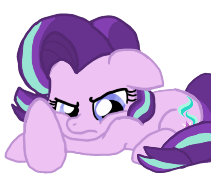 Size: 779x652 | Tagged: safe, artist:ask--rose--song, derpibooru import, starlight glimmer, earth pony, pony, race swap, simple background, solo, transparent background