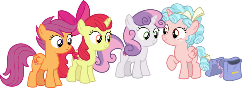 Size: 8261x3000 | Tagged: safe, artist:sollace, derpibooru import, apple bloom, cozy glow, scootaloo, sweetie belle, alicorn, earth pony, pegasus, pony, unicorn, marks for effort, .svg available, alicornified, apple bloom's bow, bag, bloomicorn, bow, colored wings, colored wingtips, cozybetes, cozycorn, cute, cutie mark, cutie mark crusaders, female, filly, foal, freckles, hair bow, hilarious in hindsight, quartet, race swap, raised leg, ribbon, saddle bag, scootacorn, simple background, smiling, sweetiecorn, the cmc's cutie marks, transparent background, vector, wig, wings, xk-class end-of-the-world scenario