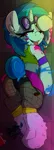 Size: 738x2067 | Tagged: suggestive, artist:bbsartboutique, derpibooru import, vinyl scratch, pony, unicorn, body pillow, body pillow design, female, image, png, solo, solo female