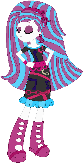 Size: 283x556 | Tagged: safe, artist:selenaede, artist:user15432, derpibooru import, ghost, undead, equestria girls, ari hauntington, barely eqg related, base used, bracelet, clothes, crossover, dress, ear piercing, earring, electrified, equestria girls style, equestria girls-ified, hairstyle, hasbro, hasbro studios, headband, high heels, jewelry, mattel, monster, monster high, piercing, shoes