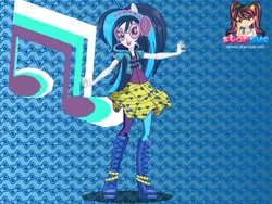 Size: 795x598 | Tagged: safe, artist:user15432, derpibooru import, vinyl scratch, human, equestria girls, rainbow rocks, boots, clothes, dressup, dressup game, glasses, hasbro, hasbro studios, headphones, leggings, ponied up, pony ears, rock and roll, shoes, starsue