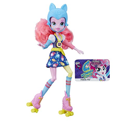 Size: 466x466 | Tagged: safe, derpibooru import, official, pinkie pie, equestria girls, friendship games, doll, equestria girls logo, hasbro, merchandise, toy