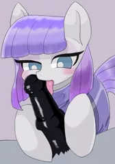 Size: 750x1070 | Tagged: explicit, artist:manachaaaaaaaa, derpibooru import, maud pie, earth pony, pony, blushing, cheek squish, colored pupils, cute, cute porn, female, horsecock, licking, licking cock, mare, medial ring, nudity, oral, penis, sex, squishy cheeks, tongue out