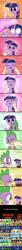 Size: 1654x18955 | Tagged: safe, artist:doublewbrothers, derpibooru import, spike, twilight sparkle, oc, dragon, human, pony, cheek squish, comic, cute, dialogue, female, male, mare, offscreen character, pony simulator, pov, self deprecation, squishy cheeks, twiabetes, vulgar