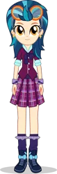 Size: 1969x6001 | Tagged: safe, artist:sebisscout1997, derpibooru import, indigo zap, equestria girls, friendship games, .svg available, clothes, crystal prep academy uniform, crystal prep shadowbolts, female, goggles, looking at you, pleated skirt, school uniform, shoes, simple background, skirt, sneakers, socks, solo, transparent background, vector