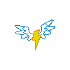 Size: 100x100 | Tagged: artist:danmur15, derpibooru import, logo, manepxls, pixel art, pxls.space, safe, simple background, transparent background, wonderbolts