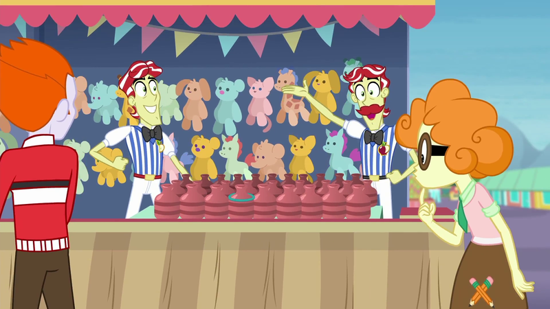 Size: 1920x1080 | Tagged: safe, derpibooru import, screencap, flam, flim, heath burns, scribble dee, equestria girls, equestria girls series, rollercoaster of friendship, background human, flim flam brothers