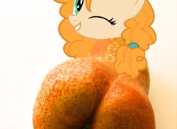 Size: 1100x799 | Tagged: 4chan, artist:jhayarr23, butt, derpibooru import, edit, female, food, fruit, literal, not salmon, pear, pear butt, pear butter, photoshop, pun, quality, solo, solo female, suggestive, the perfect pear, visual pun, wat