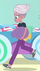 Size: 412x718 | Tagged: safe, derpibooru import, screencap, candyberry, equestria girls, equestria girls series, rollercoaster of friendship, background human, cropped, solo