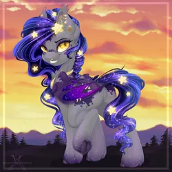 Size: 1600x1600 | Tagged: safe, artist:silent-shadow-wolf, derpibooru import, oc, oc:midnight radiance, unofficial characters only, bat pony, pony, bat pony oc, bat wings, butt, digital art, ear piercing, female, grin, looking at you, looking back, mare, nose piercing, piercing, plot, redesign, signature, smiling, solo, underhoof, wings