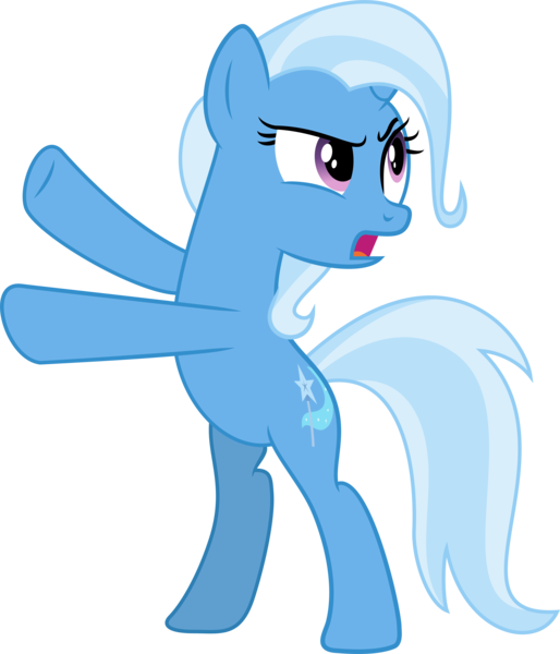 Size: 8050x9402 | Tagged: safe, artist:sinkbon, derpibooru import, trixie, pony, unicorn, road to friendship, absurd resolution, female, looking back, mare, rearing, simple background, solo, transparent background, vector