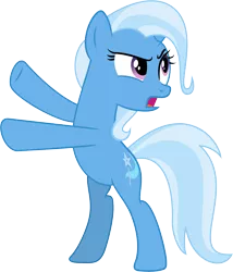 Size: 8050x9402 | Tagged: safe, artist:sinkbon, derpibooru import, trixie, pony, unicorn, road to friendship, absurd resolution, female, looking back, mare, rearing, simple background, solo, transparent background, vector