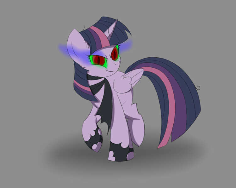 Size: 1280x1024 | Tagged: alicorn, artist:ideltavelocity, clone, clothes, dark magic, derpibooru import, magic, mean twilight sparkle, safe, scarf, solo, the mean 6