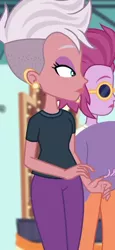 Size: 494x1078 | Tagged: safe, derpibooru import, screencap, candyberry, equestria girls, equestria girls series, rollercoaster of friendship, background human, cropped