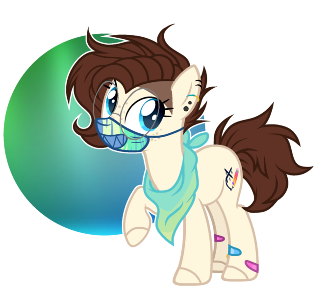 Size: 1024x921 | Tagged: safe, artist:mintoria, derpibooru import, oc, oc:emily, unofficial characters only, earth pony, pony, female, glasses, mare, simple background, solo, transparent background