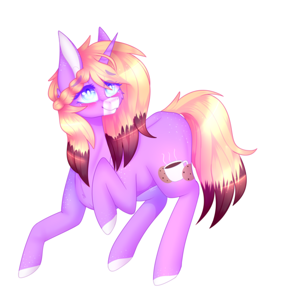 Size: 2116x2316 | Tagged: safe, artist:honeybbear, derpibooru import, oc, oc:sweet cocoa, pony, unicorn, female, mare, simple background, solo, transparent background