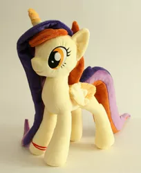 Size: 1024x1256 | Tagged: safe, artist:yukamina-plushies, derpibooru import, oc, oc:lessi, unofficial characters only, alicorn, pony, female, folded wings, horn, irl, mare, photo, plushie, solo, wings