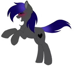 Size: 1095x977 | Tagged: safe, artist:melodytheartpony, derpibooru import, oc, unofficial characters only, earth pony, pony, blushing, eyes closed, female, happy, redraw, simple background, solo, transparent background