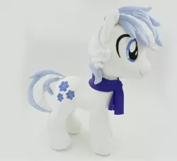 Size: 2988x2716 | Tagged: safe, artist:epicrainbowcrafts, derpibooru import, double diamond, pony, clothes, high res, irl, male, photo, plushie, scarf, solo, stallion, white