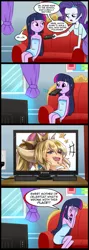 Size: 713x2000 | Tagged: safe, artist:madmax, derpibooru import, edit, rarity, twilight sparkle, equestria girls, bowser, bowsette, exploitable meme, meme, new super mario bros., obligatory pony, rule 63, super crown, tv meme, what's wrong with this place