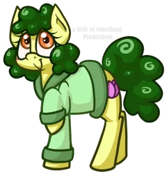 Size: 467x487 | Tagged: safe, artist:alittleofsomething, derpibooru import, oc, oc:peony, unofficial characters only, earth pony, pony, clothes, female, mare, raised hoof, simple background, solo, transparent background