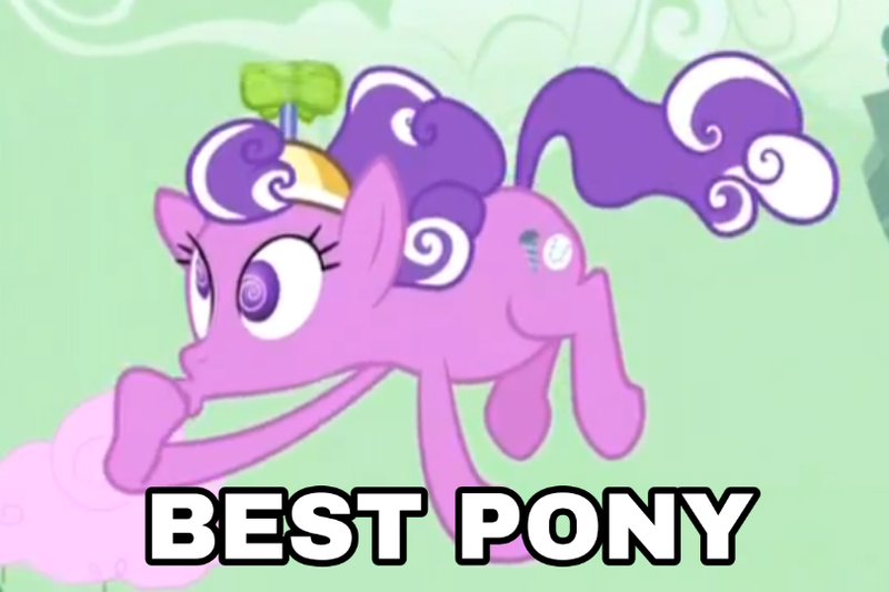 Size: 811x540 | Tagged: best pony, caption, cropped, derpibooru import, edit, edited screencap, floating, image macro, meme, safe, screencap, screwball, solo, text, the return of harmony