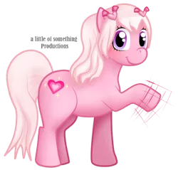 Size: 530x506 | Tagged: safe, artist:alittleofsomething, derpibooru import, oc, oc:kasumi, unofficial characters only, earth pony, pony, female, mare, simple background, solo, transparent background, waving