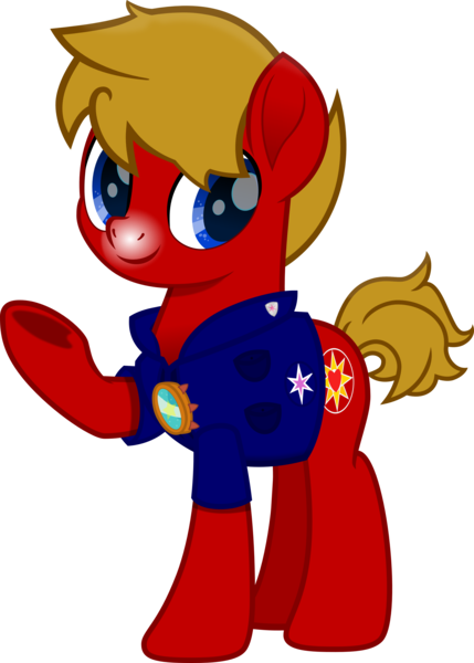 Size: 3000x4195 | Tagged: armor node, artist:pilot231, clothes, derpibooru import, male, movie accurate, my little pony: the movie, oc, oc:max mustang, safe, simple background, solo, stallion, transparent background, vector, vest