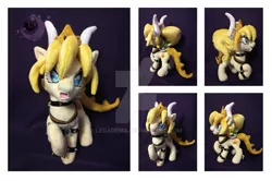 Size: 1024x680 | Tagged: safe, artist:legadema, derpibooru import, ponified, pony, bowser, bowsette, plushie, solo, super crown, that was fast