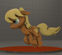 Size: 722x648 | Tagged: safe, artist:fishimira, derpibooru import, ms. harshwhinny, earth pony, pony, 3d, animated, loop, running, solo, source filmmaker